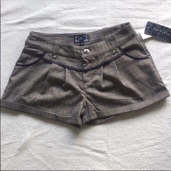 Sean John Pants - NEW  Sean John Tweed Cuffed Shorts Size 28